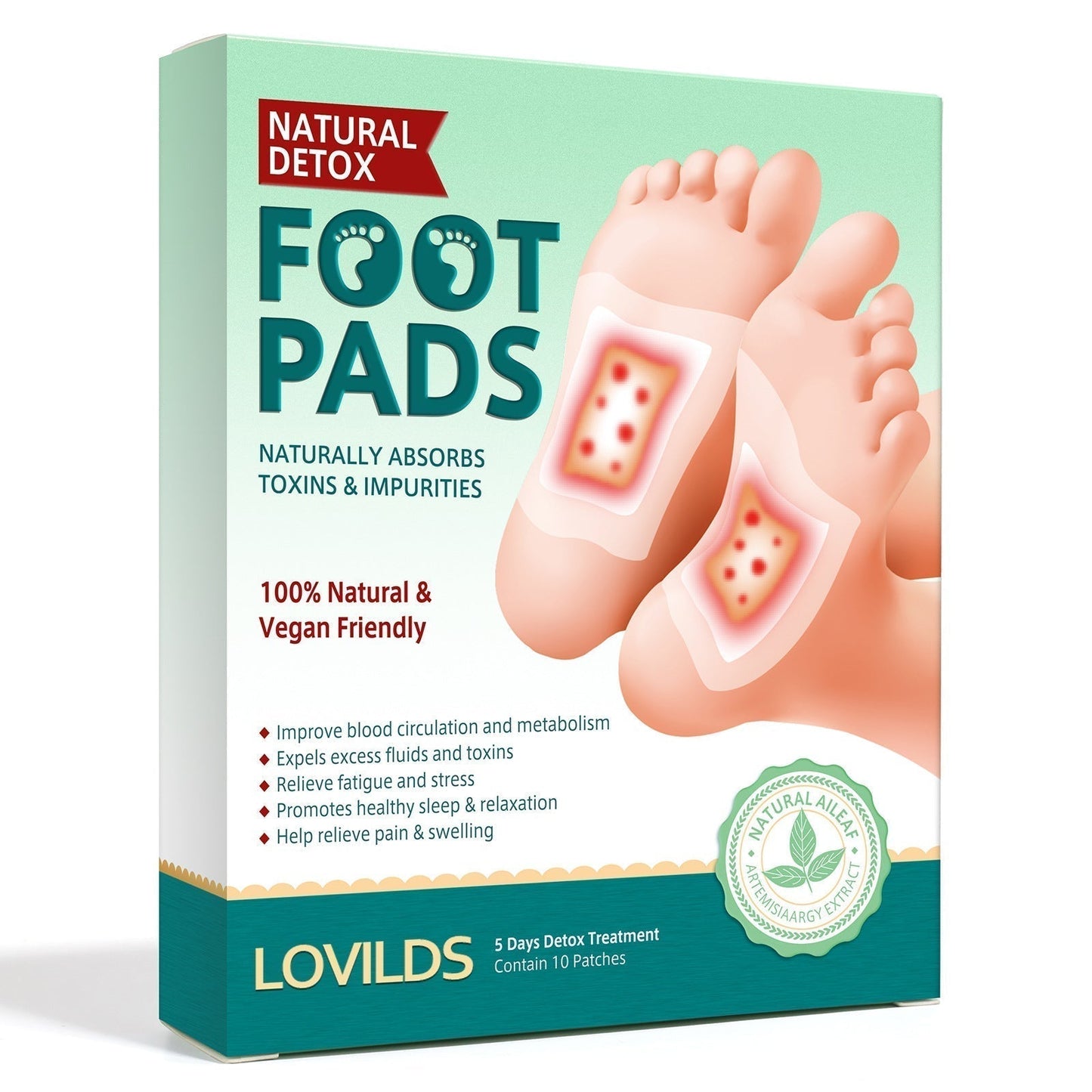 LOVILDS™ Natural Detox Slimming Foot Pads(Limited time discount 🔥 last day)