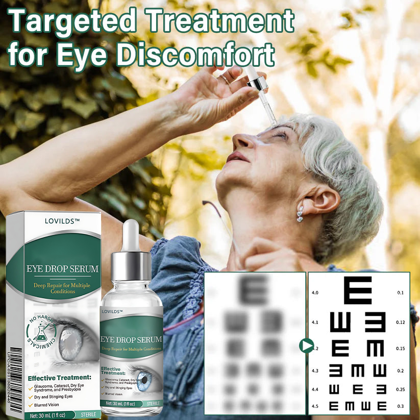 LOVILDS™ Eye Drops Serum ✅FDA Approved(Suitable for presbyopia, dry eye syndrome, glaucoma, and cataracts) 👀