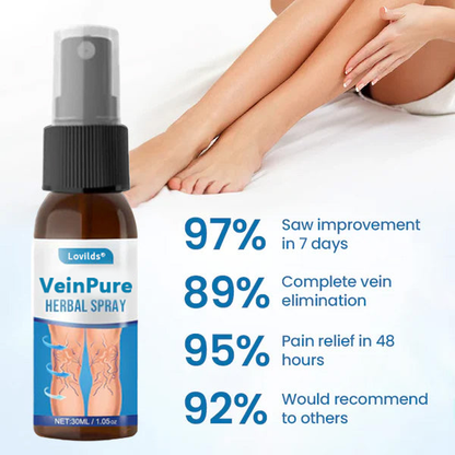 Lovilds® VeinPure Herbal Spray-✅ Clinically proven to eliminate varicose veins in just 7 days!