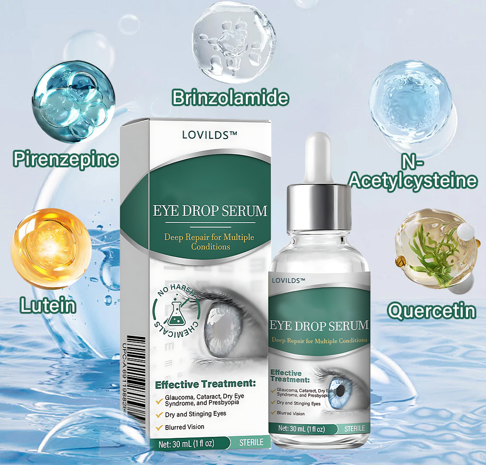 LOVILDS™ Eye Drops Serum ✅FDA Approved(Suitable for presbyopia, dry eye syndrome, glaucoma, and cataracts) 👀