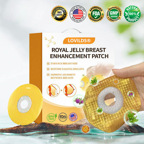 【Official Flagship Store】 LOVILDS® ❤️ 𝑹𝒐𝒚𝒂𝒍 𝑱𝒆𝒍𝒍𝒚 𝑩𝒓𝒆𝒂𝒔𝒕 𝑬𝒏𝒉𝒂𝒏𝒄𝒆𝒎𝒆𝒏𝒕 𝑷𝒂𝒕𝒄𝒉 Safe for use during breastfeeding-For concerns such as underdeveloped breasts, sagging, flatness, skin creases, and darkened nipples.