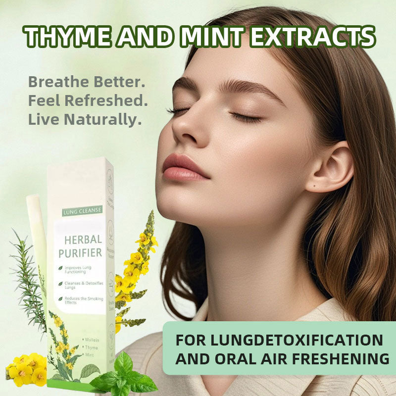 Qooes™ Breathe Mullein Relaxation Stick – Soothes Lungs, Detoxifies, Freshens Breath