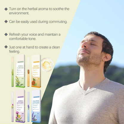 Qooes™ Breathe Mullein Relaxation Stick – Soothes Lungs, Detoxifies, Freshens Breath