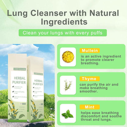 Qooes™ Breathe Mullein Relaxation Stick – Soothes Lungs, Detoxifies, Freshens Breath