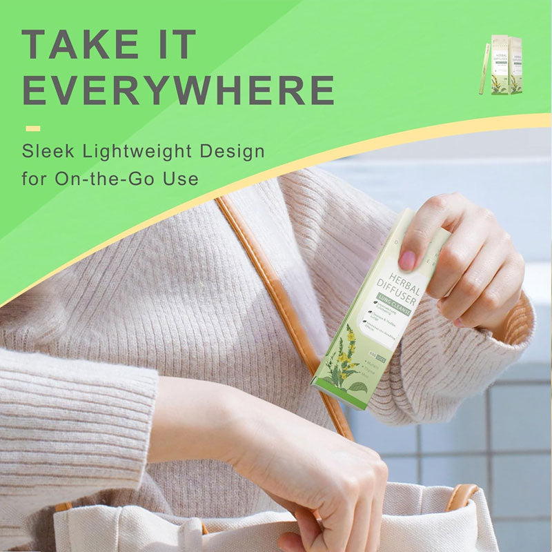 Qooes™ Breathe Mullein Relaxation Stick – Soothes Lungs, Detoxifies, Freshens Breath