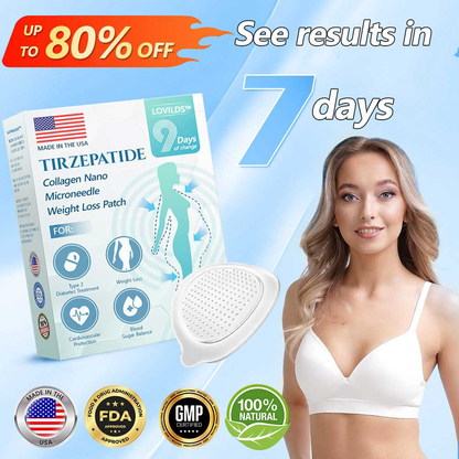 【Last Day Promotion 80% OFF🌟】🎃🎃LOVILDS™ SMGT-GLP-1 𝐓𝐢𝐫𝐳𝐞𝐩𝐚𝐭𝐢𝐝𝐞 & 𝐂𝐨𝐥𝐥𝐚𝐠𝐞𝐧 𝐍𝐚𝐧𝐨 𝐌𝐢𝐜𝐫𝐨𝐧𝐞𝐞𝐝𝐥𝐞 𝐖𝐞𝐢𝐠𝐡𝐭 𝐋𝐨𝐬𝐬 𝐏𝐚𝐭𝐜𝐡丨Targets Obesity, Loose Skin, High Blood Pressure, Diabetes, Fatty Liver, Joint Pain, Brain Fog, Low Energy, Body Aches, and More
