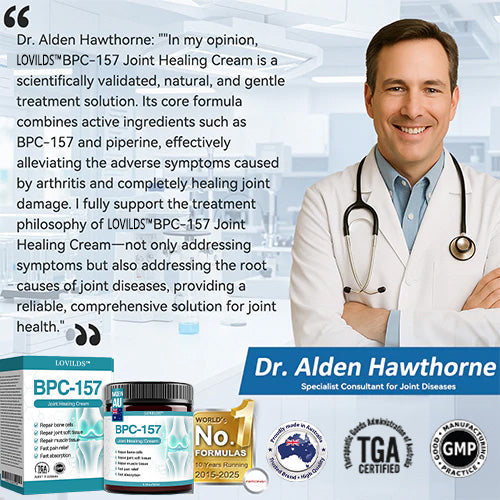 LOVILDS™𝐁𝐏𝐂-𝟏𝟓𝟕 𝐉𝐨𝐢𝐧𝐭 𝐇𝐞𝐚𝐥𝐢𝐧𝐠 𝐂𝐫𝐞𝐚𝐦🦴Treats Arthritis, Neuropathy, Rheumatism, Sports Injuries & More🏆