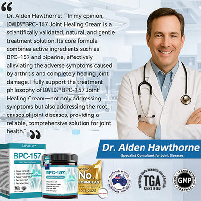 LOVILDS™𝐁𝐏𝐂-𝟏𝟓𝟕 𝐉𝐨𝐢𝐧𝐭 𝐇𝐞𝐚𝐥𝐢𝐧𝐠 𝐂𝐫𝐞𝐚𝐦🦴Treats Arthritis, Neuropathy, Rheumatism, Sports Injuries & More🏆