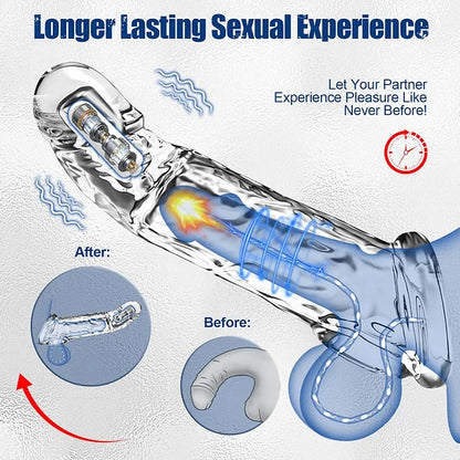 🔥🎁 2025 HOT Deal 💥 Reusable Histone™ Penis Extension Vibrator – Makes You Longer, Harder & Unstoppable 😍