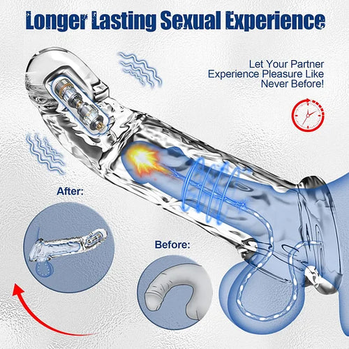 🔥🎁 2025 HOT Deal 💥 Reusable Histone™ Penis Extension Vibrator – Makes You Longer, Harder & Unstoppable 😍
