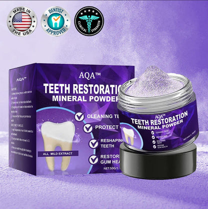 AQA™ Teeth Restoration Mineral Powder🦷 (🎁Flash Sale 🎁- Don’t Miss Out)